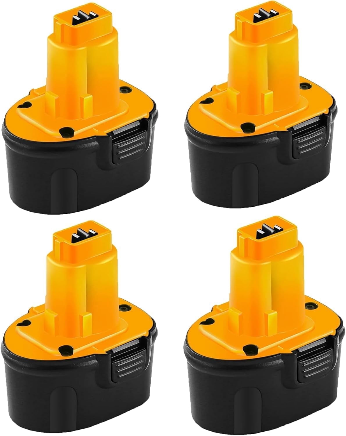 4Pack 7.2V Ni-MH Battery Replacement for Dewalt 7.2V Battery DW9057 DE9057 DE9085 DW920K DW920K2 DW925K DW925K2 DW968K
