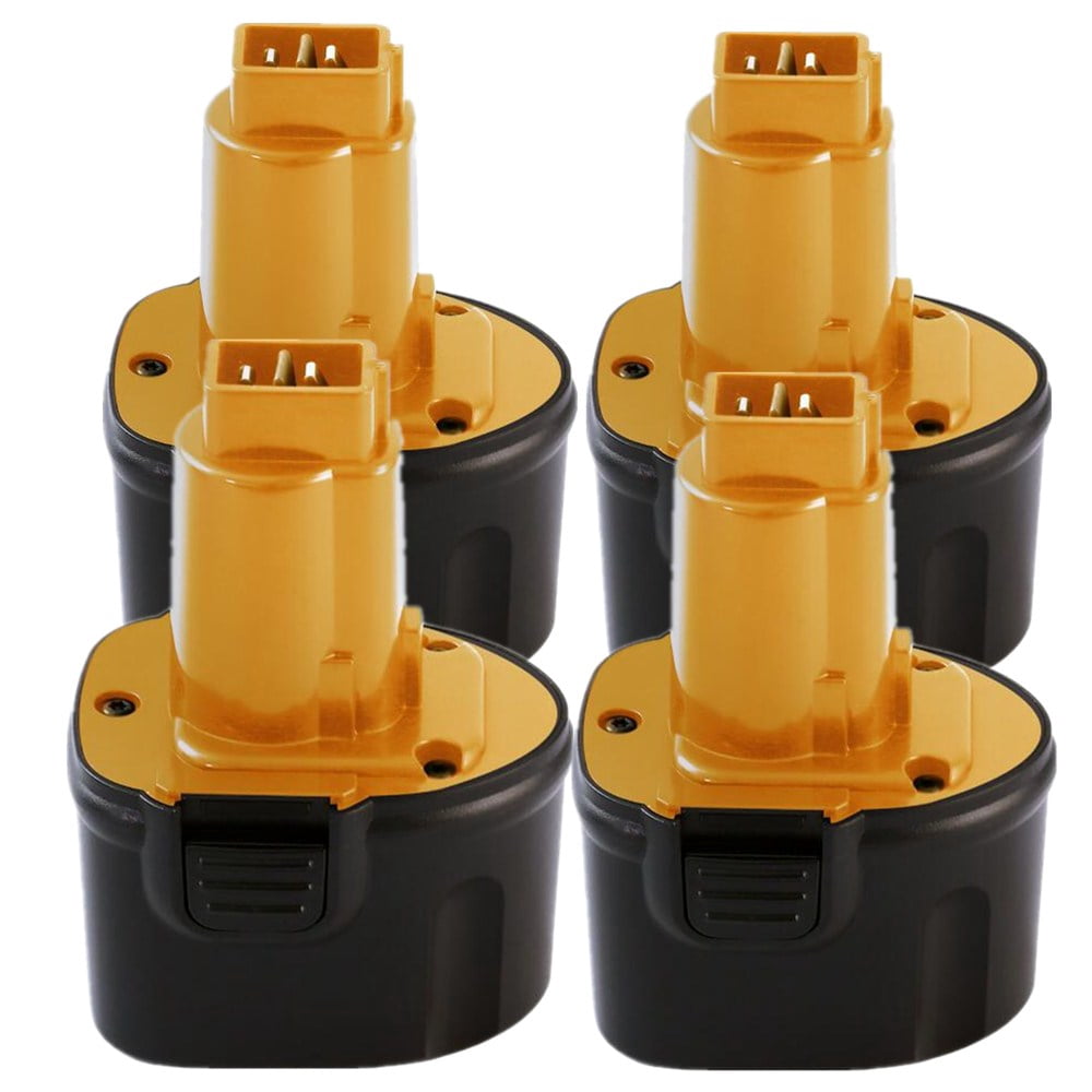 4Pack 7.2V Ni-MH Battery Replacement for Dewalt 7.2V Battery DW9057 DE9057 DE9085 DW920K DW920K2 DW925K DW925K2 DW968K