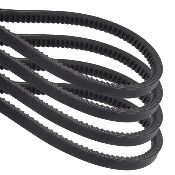 4Pack AX84 EPDM V-Belt, Raw Edge Cogged V Belt, 86" Outer Circumference