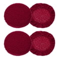 thumbnail image 1 of 4Pack Bar Stool Covers Round, 12-14" Elastic Stool Seat Slipcover, Red, 1 of 6