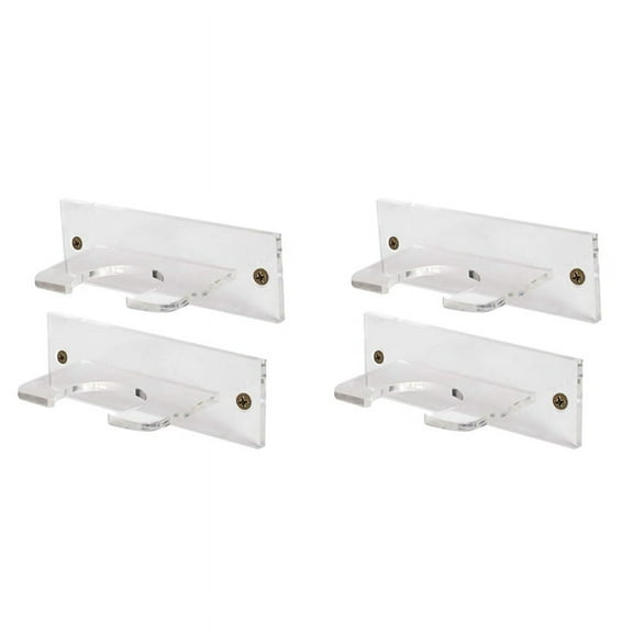 4Pack Baseball Bat Holder for Vertical Display Acrylic Bat Hanger Wall Mount T Baseball or Softball Bat Bat Rack