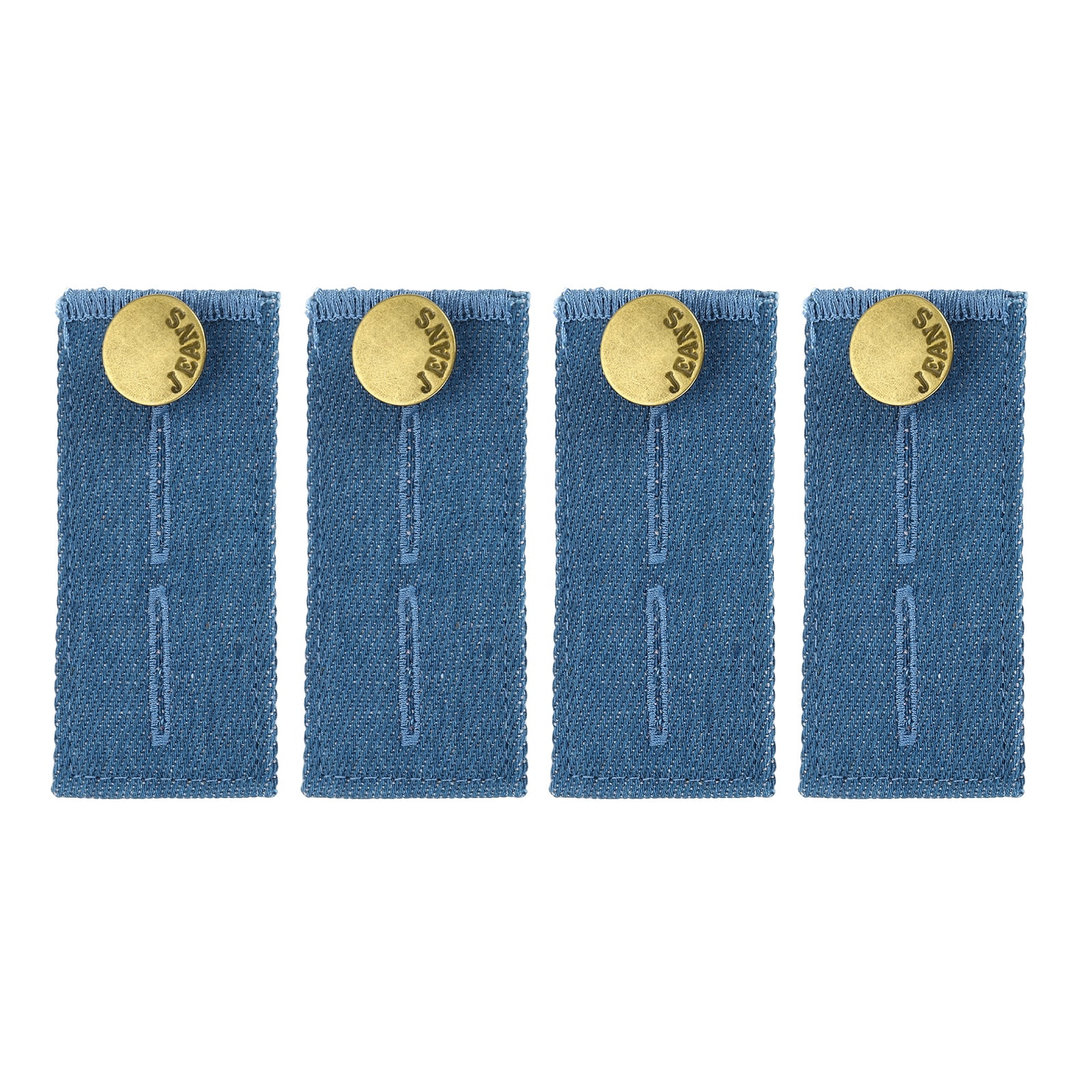 Button Expanders 4Pack Button Extenders for Pants, Denim Waist Extenders (Deep Blue, 3 ...