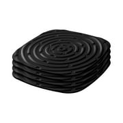 4Pack Chicken Nest Box Pads, Thick Nesting Pads Washable Nest Box Liners Soft Chicken Bedding Pads for Coop, Chicken Laying Boxes Reusable Gray