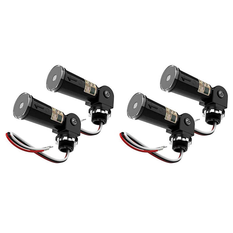 4Pack,Dusk to Dawn/Day Night Sensor, Photoelectric Switch, Photo Cell Sensor,IP65 Waterproof