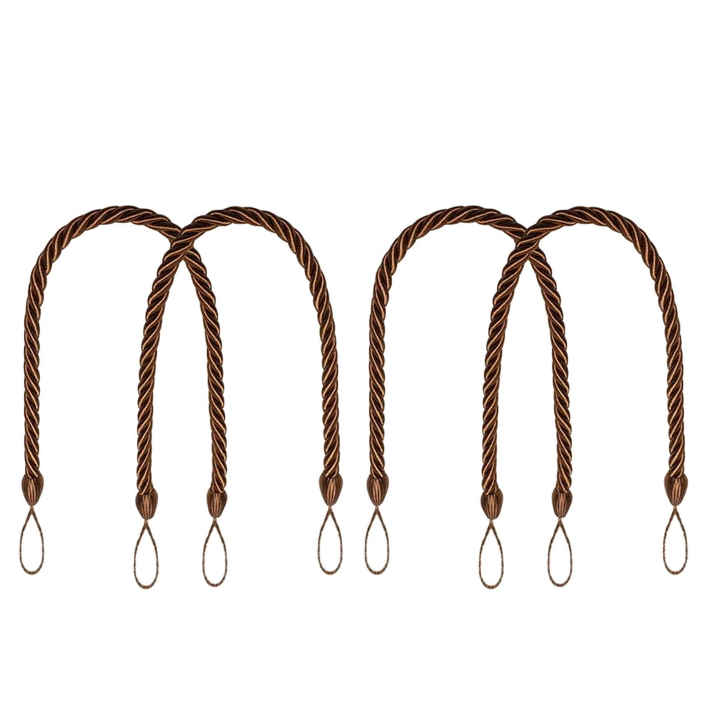 4Pack Elegant Bohos Styles Cotton Rope Curtain Tiebacks Soft Handwovens ...