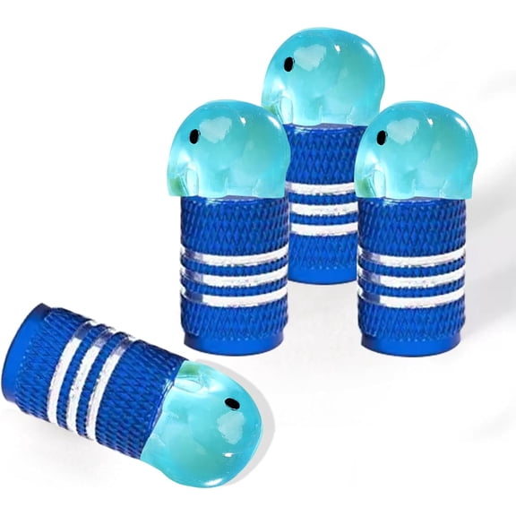 4Pack Elephant Tire Valve Stem Caps Elephant Car Accessories Aluminum Alloy Rust-Proof Universal Dust Covers Tire Air Cap for Car,SUV,Bike,Motorcycle,Interesting Practical Tire Decor,Elephants Gifts