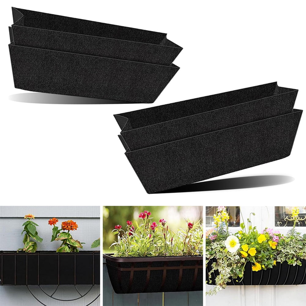 4Pack Felt Replacement Coconut Liner for Planters,Fabric Liners for