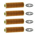 thumbnail image 1 of 4Pack Fits For Mercedes-Benz C250 SLK250 1.8L Engine Oil Filter Kit A2711800509, 1 of 5