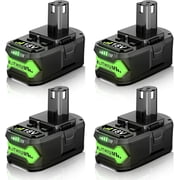4Pack For RYOBI P108 18V One+ Plus High Capacity Battery 18 Volt Lithium-Ion New 8.0Ah