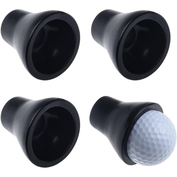 4Pack Golf Ball Retriever Grabber, Quick-Install Suction Cup Golf Ball Picker for Putter Grip, Pick Up Tool for End of Putter, Picker Upper for Putter and Swing Handle Golfs Accessories