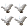 thumbnail image 1 of 4Pack Green Cute Bird Design Cabinet Door Knobs, Ceramic Drawer Knobs , Vintage Cupboard Pull Handle (White), 1 of 5