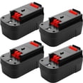 thumbnail image 1 of 4Pack HPB18 Ni-Mh Replacement Battery for Black and Decker 18V Battery HPB18 HPB18-OPE 3000mAh, 1 of 7