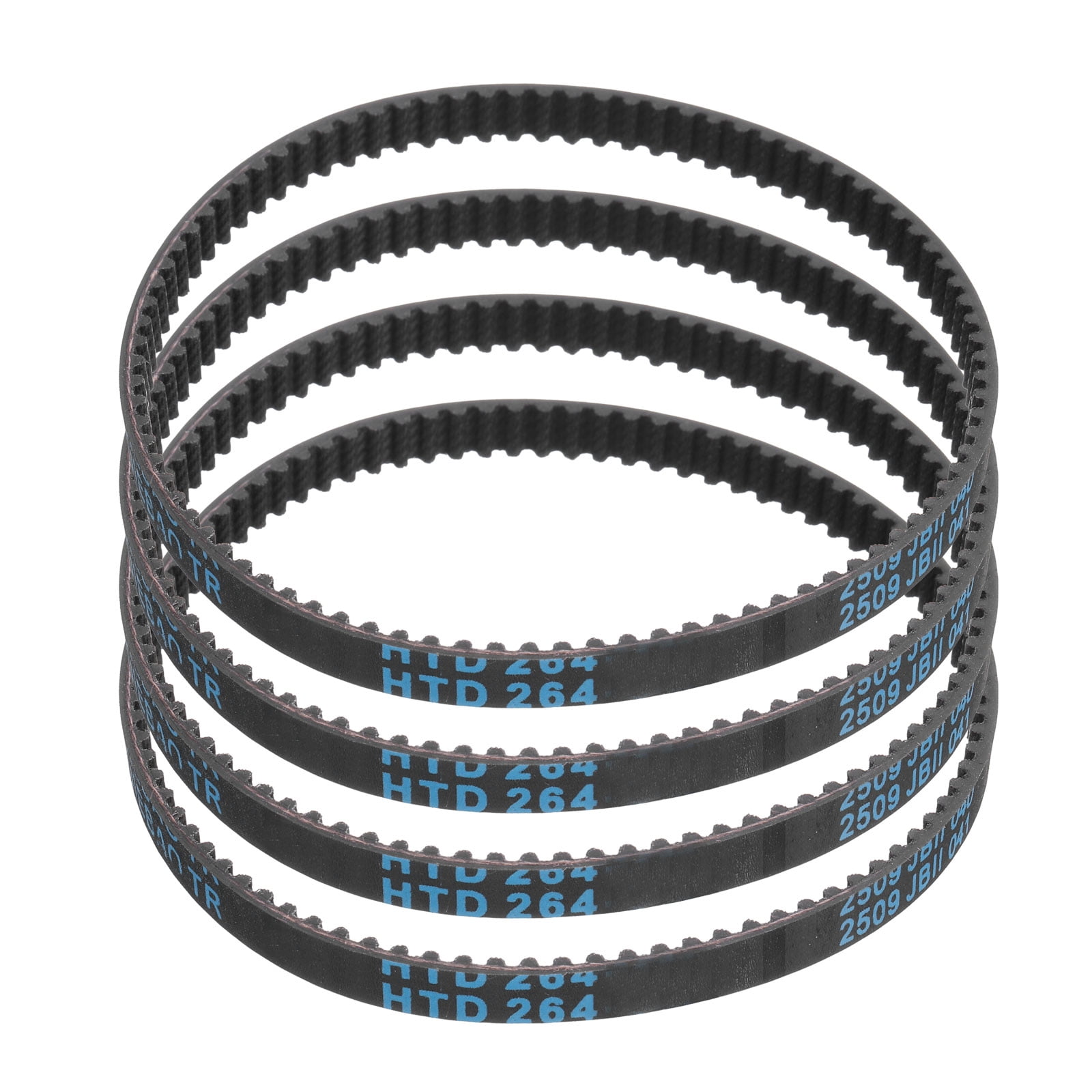 4Pack HTD-3M Rubber Timing Belt 88 Teeth, 264mm Pitch Length x 6mm ...