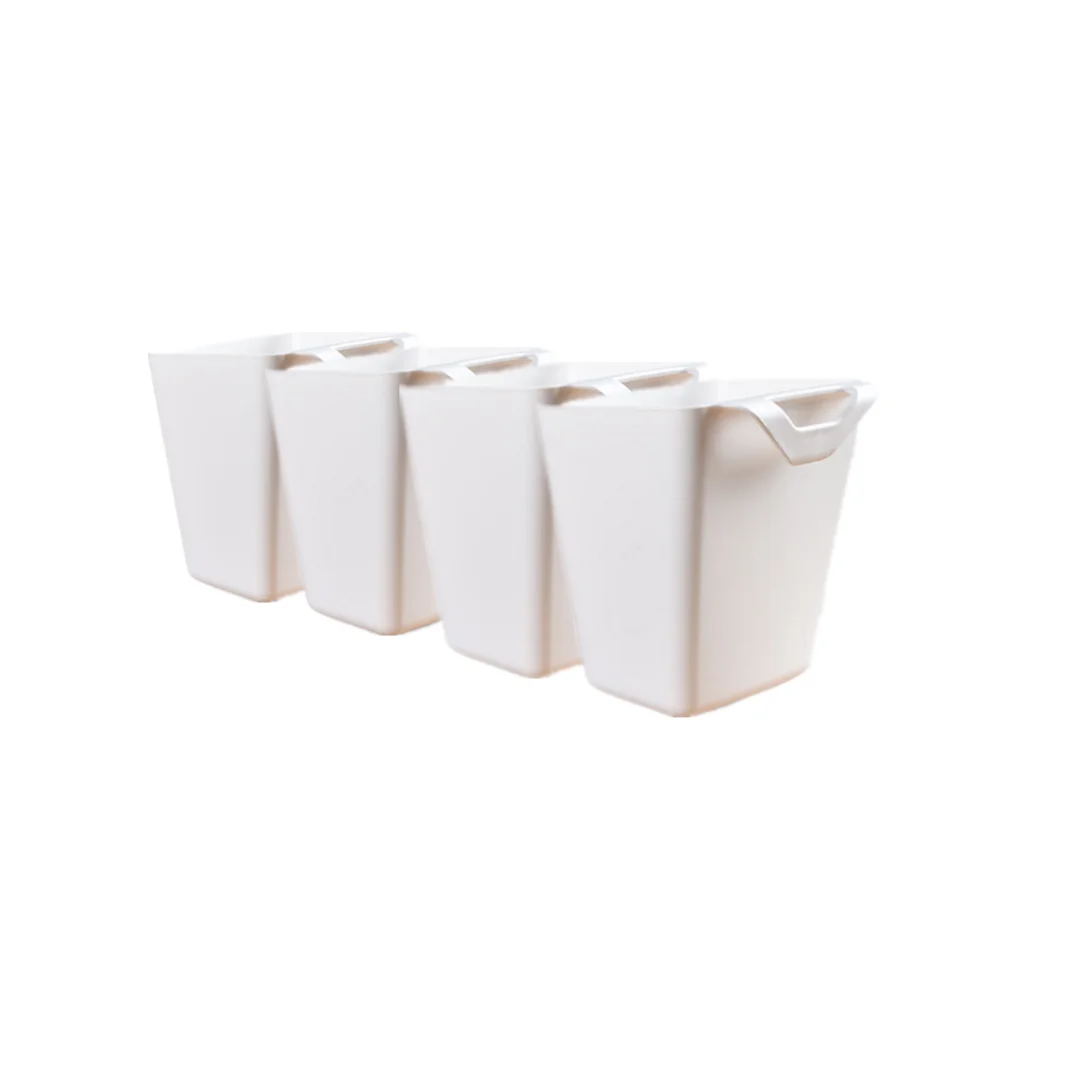 4Pack Hanging Cup Holders,Trolley Basket Storage,Rolling Cart ...
