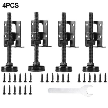 4PCS Adjustable Leveling Feet Heavy Duty Furniture Levelers Support...