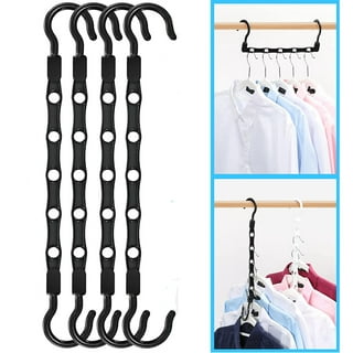 XFKITCHEN Metal Magic Hangers Space Saving Clothes Hangers Closet Space  Saver Clothing Hanger Oragnizer for Wardrobe Space,Wrinkle-Free  Clothes（Pack