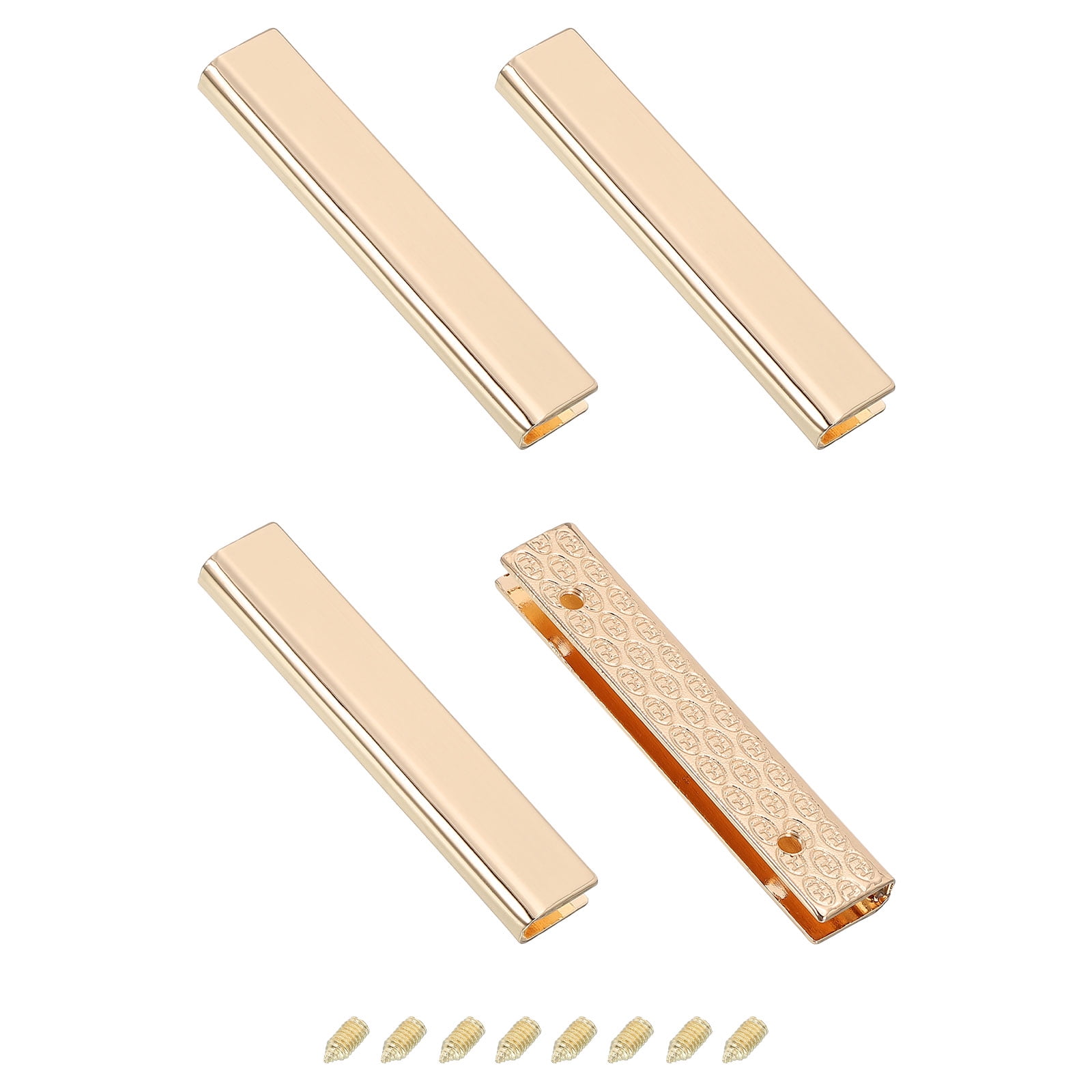 4Pack Metal Belt Buckle End Tip, 2.05