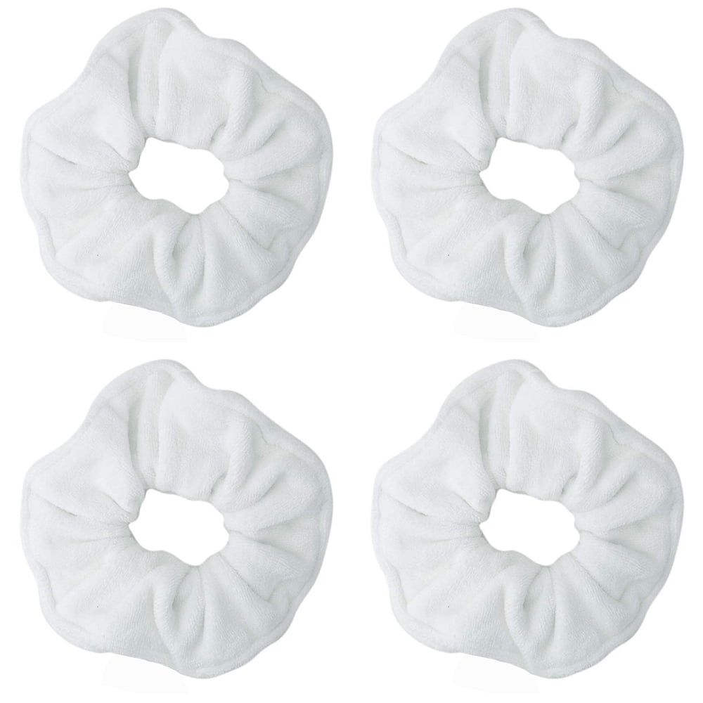 4Pack Microfiber Hair Drying Scrunchies Towel Fiber - for Curl Hair for ...