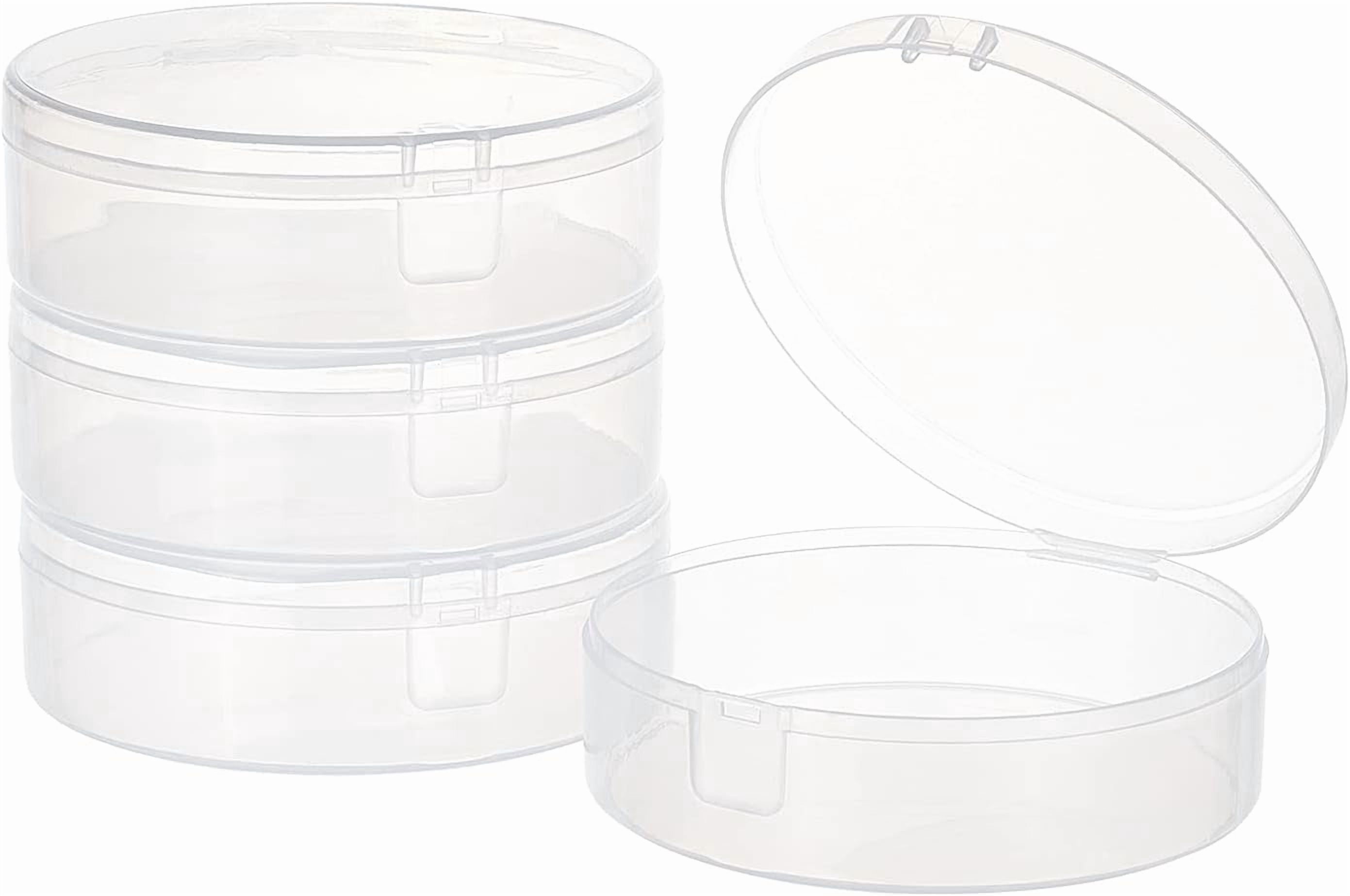 Lilybeller 12Pcs Mini Clear Plastic Beads Storage Box Small Empty