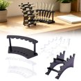 thumbnail image 1 of 4Pack Pen Display Stand,Plastic Pen Holder,6 Slots Pen Stand Rack Pen,Makeup Brush Rack Pen Organizer for Office Home Store Use, 1 of 9