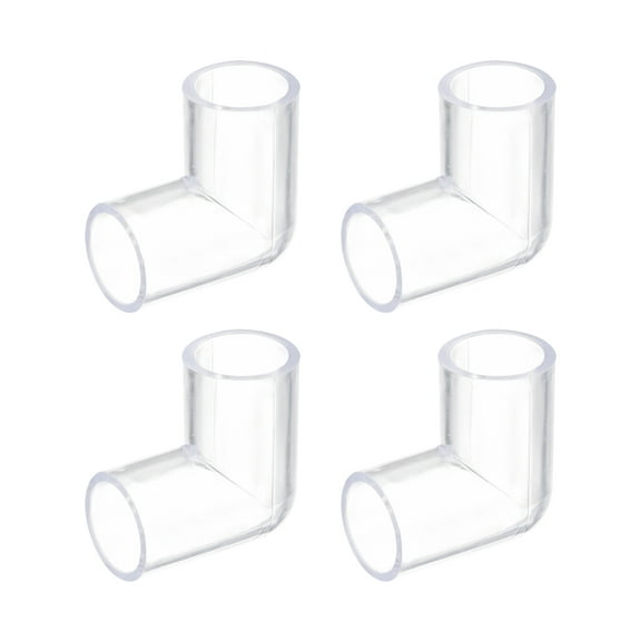 4Pack Pipe Elbow Connector, 20mm/0.79" 2 Way Elbow for Aquariums