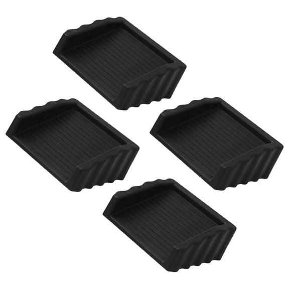 4Pack Practical Sturdy Rubber Door Stoppers Wedges for Home and Use In 4 Color To Prevent Door Movement