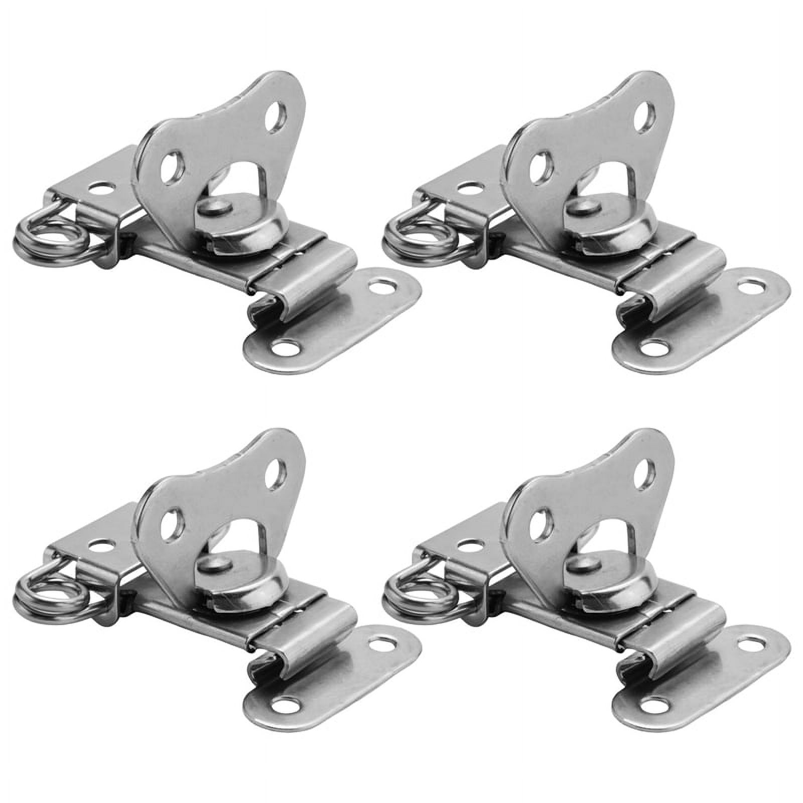 4Pack Stainless Steel Twist Latch with Keeper and Spring for Case Box