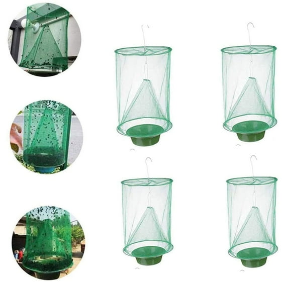 4Pack The Ranch Fly Trap Outdoor Fly Trap Killer Bug Cage Net Perfect For Horses
