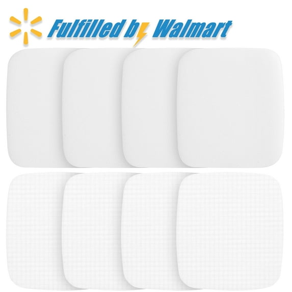 4Pack UV850 UV900 Felt & Foam Filters for Shark Rotator Navigator Lift-Away ADV DuoClean PowerFins Upright Vacuum UV850 UV900, Replace Part XFFK602UKT