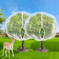 thumbnail image 1 of 4Pack Ultra Fine Fruit Tree Plant Netting 5.9Ft x 5.25 Ft Garden Covers Protection Tomato Blueberry Bushes Live Plant, 1 of 18