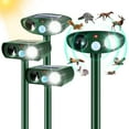 thumbnail image 1 of 4 Pack Ultrasonic Animal Repellent Outdoor Solar Animal Repeller Waterproof with Motion Detection Cat Repellent Outdoor Deer Repellent Devices Dog Deterrent Skunk Repellent for Yard Garden Farm, 1 of 6