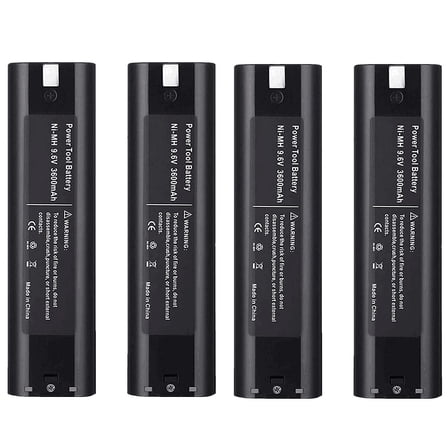 4Pack Upgrade to 3600mAh 9000 Replacement for makita 9.6v Battery Ni-Mh 9000 9033 193890-9 192696-2 632007-4 6096D 6093D DA391D 6095D 5090D