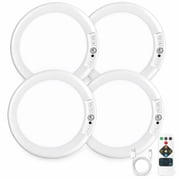 4Pack Wireless LED Ceiling Light, Rechargeable Ceiling Light whit Motion Sensor Support 3 Color Temp for Storage Room, Garage, Bathroom, Stairs, Doorway