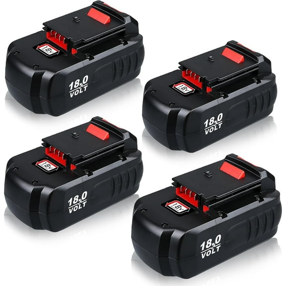 4Packs 4.5Ah High Capacity Replacement for Porter Cable 18V Battery Ni-Mh PC18B Compatible with Porter Cable 18 Volt PC18B-2 PCC489N PCMVC PCXMVC Cordless Tools Batteries