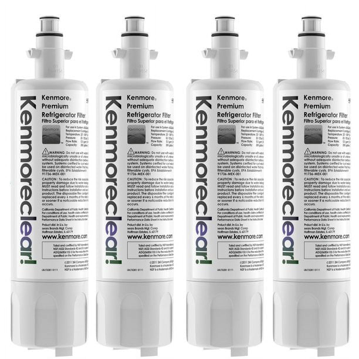 4Packs 9690 Refrigerator Water Filter Replacement for Kenmore 469690