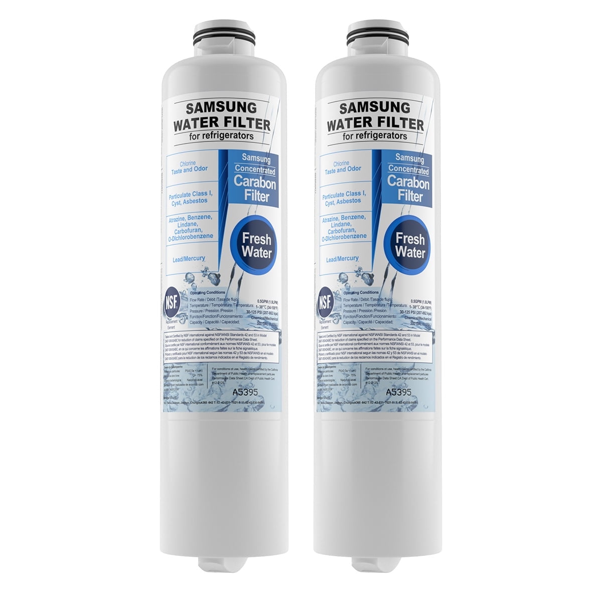 4Packs DA2900020B HAFCIN/EXP Refrigerator Water Filter Replacement