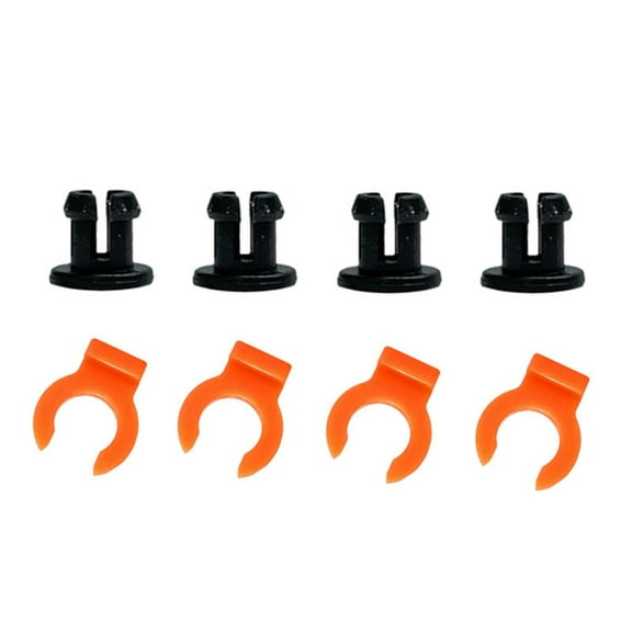 4Pairs Bowden Tube Claw Buckles PTFE Tubing Quick Couplers, 4mm Push to Connect Fittings for 3D Printers