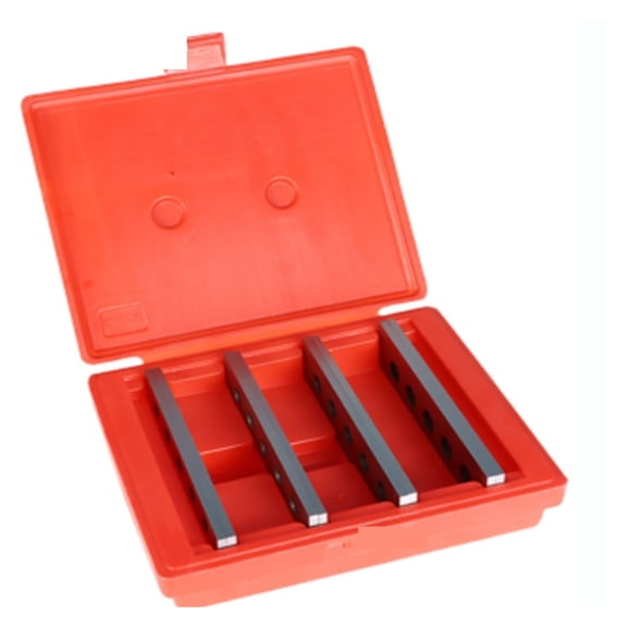 4Pairs 3/16" X 6" Precision Parallel Block Set, 0.0002 Hardened Gage Gauge Tool Set, 8pcs 3/16 Inch Hardened Precision Machinist Tools ,Easy to Use