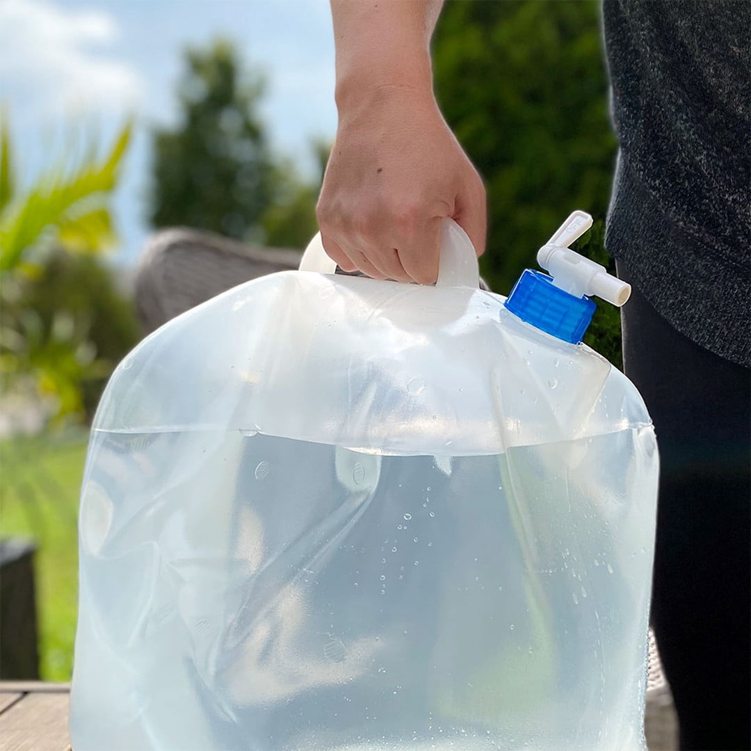 4Patriots Aqua-Tote 5-Gallon Collapsible Water Storage Container with ...