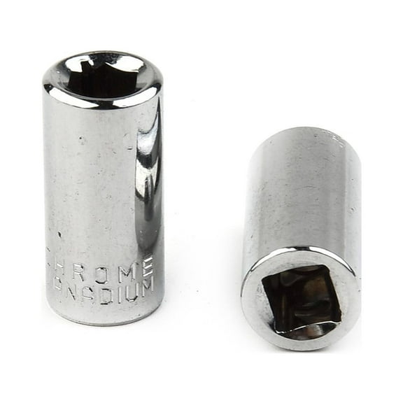 4Pc 1/4" Square Drive To 1/4" Hex Socket Bits Converter Screwdriver Bit Adapter