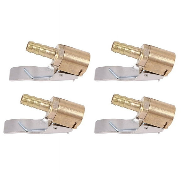 4Pc 6Mm Auto Air Pump Chuck Clip Car Truck Tyre Tire Inflator Valve Connector Car Open y3814