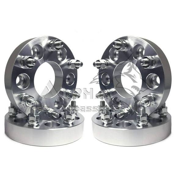 4Pc 6x5 To 6x5.5 Wheel Adapters For Trailblazer Envoy Bravada SSR 6x127 To 6x139.7