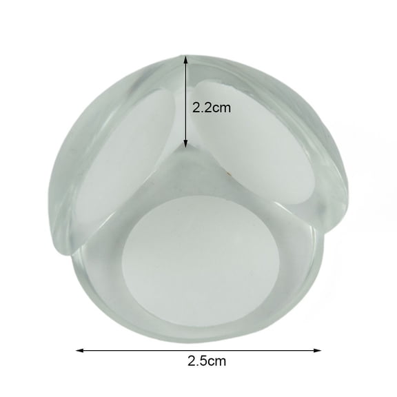 4Pc Clear Rubber Furniture Corner Edge Table Cushion Guard Protector Baby Safety