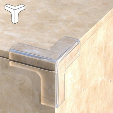 4Pc Clear Rubber Furniture Corner Edge Table Cushion Guard Protector Baby Safety