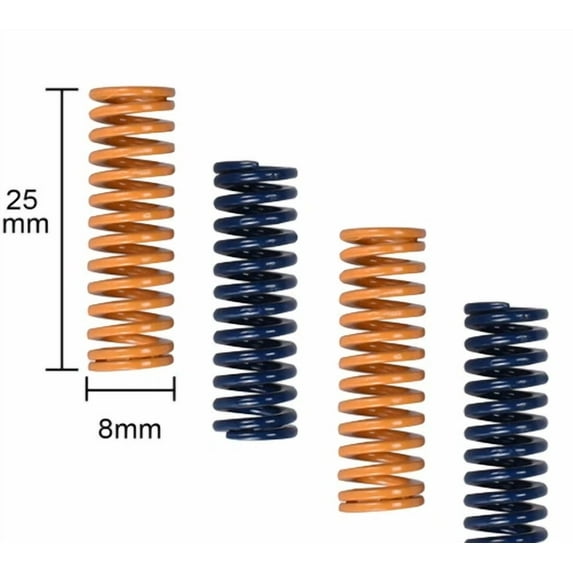 4Pc Heated Bed Springs Die Springs Light Load Compression Spring For 3D Printer