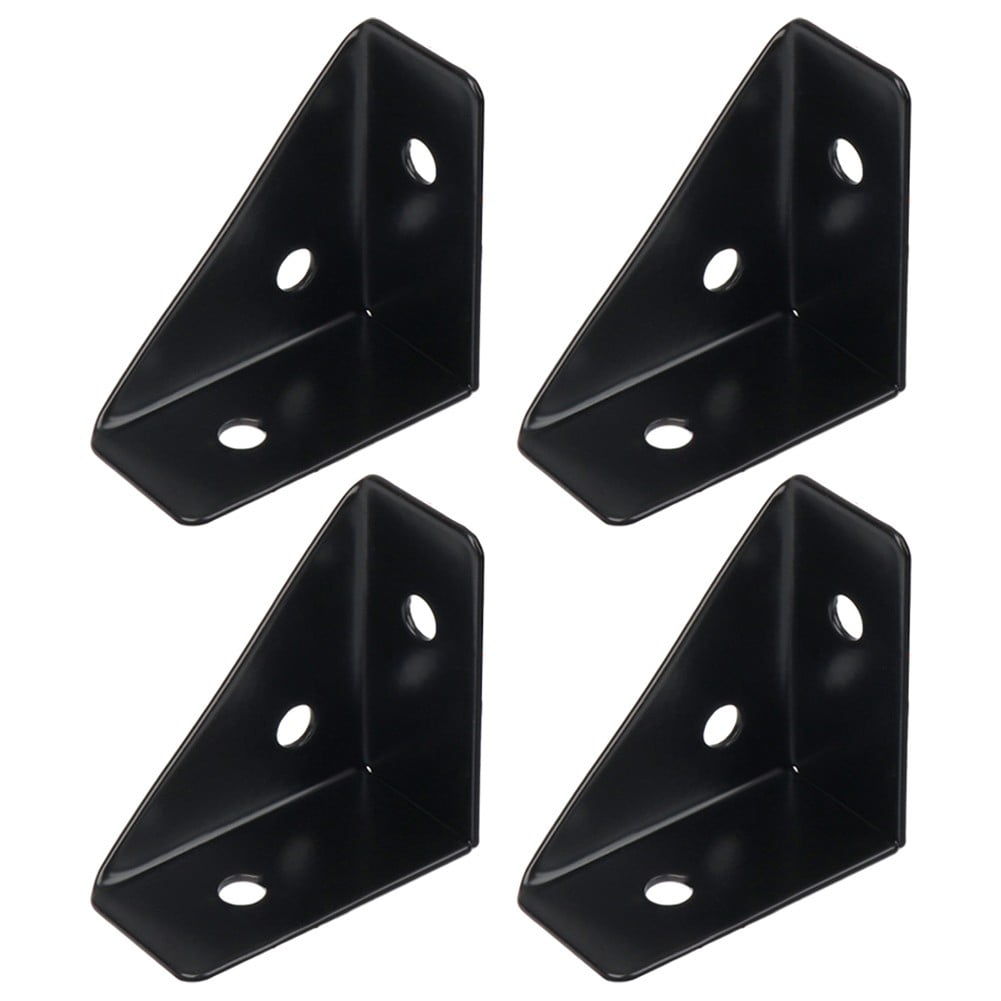 4Pc Heavy Iron Angle Corner Brackets Protector Right Angle Corner Stand ...