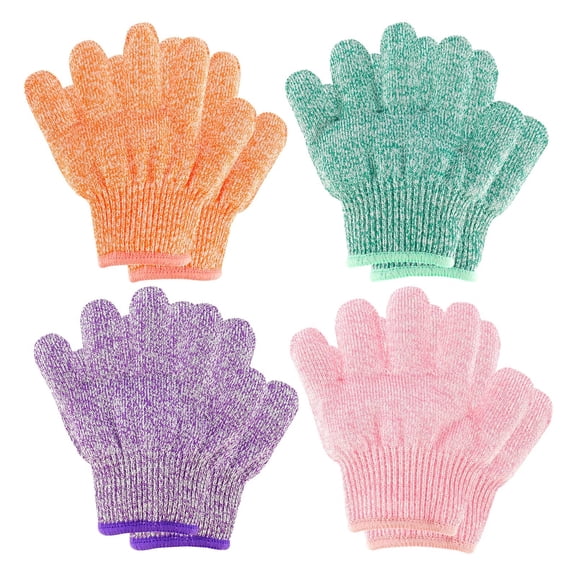 4Pc Kids Safety Anti Cut Gloves HPPE High-strength Level 5 Protection Cutting Gloves for Children Gardening and DIY Carving 14cm