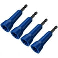thumbnail image 1 of 4Pc Nut Twister, Wire Twister Tool Twist Wire Connector Socket, Wire Connector Driver with 1/4Inch Chuck, 1 of 7
