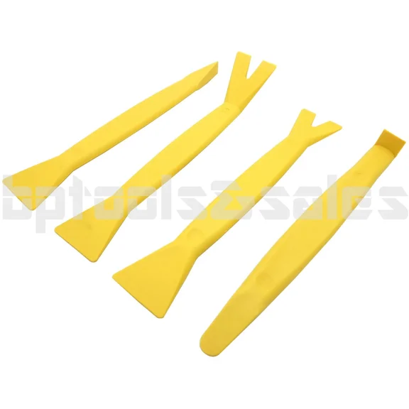 4Pc Nylon Pry Bar Set Dash Panel Plastic Trim Molding Car Panel Remover Puller
