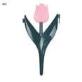 thumbnail image 1 of 4Pc Plastic Tulip Garden Fence, Decorative Picket Fence Edging for Lawns, Faux Tulip Plants Border for Flowerbeds, Outdoor Yard Landscaping Ornament, 1 of 6